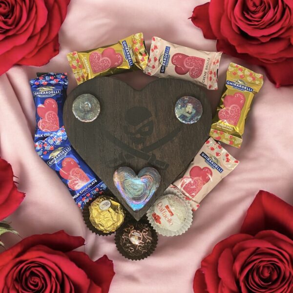 SCALLYWAG'S VALENTINE PACKAGE INCLUDES 5 ozt .999 FINE SILVER AND ASSORTED CANDY AS SHOWN  ( MEDIUM #1)  WEBINAR - Image 2