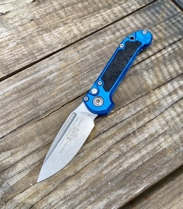 PREVIEW # 2 MICROTECH LUDT GEN III STRAIGHT EDGE BLUE HANDLE STONEWASHED BLADE 1135-10BL WEBINAR