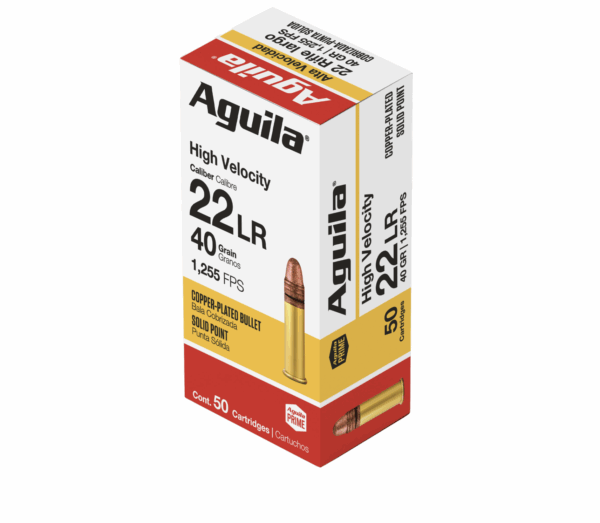 PREVIEW # 1 4000 ROUNDS AGUILA 22 LR HIGH VELOCITY SOLID POINT 40GR WEBINAR