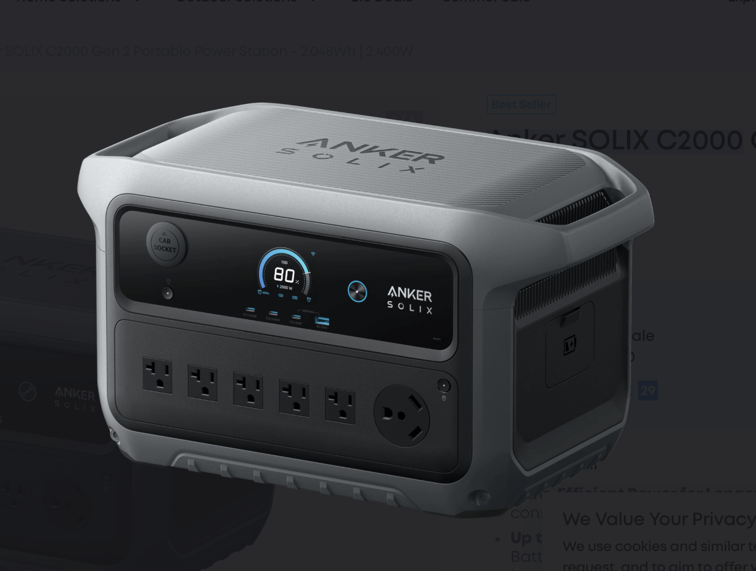 ANKER SOLIX C2000 GEN 2 PORTABLE POWER STATION WEBINAR